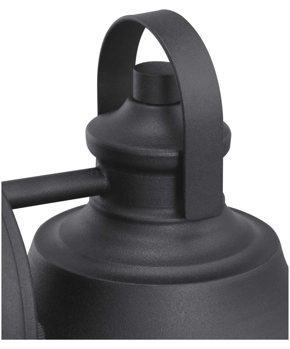 Weldon 1-Light Small Wall Lantern Textured Black - Image 6