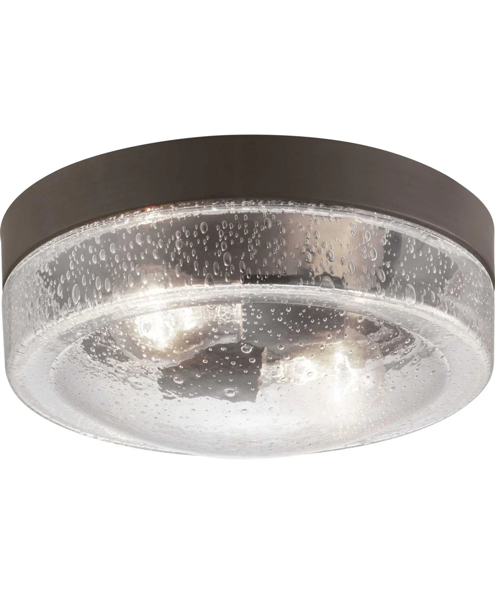Weldon 2-Light Flush Mount Architectural Bronze