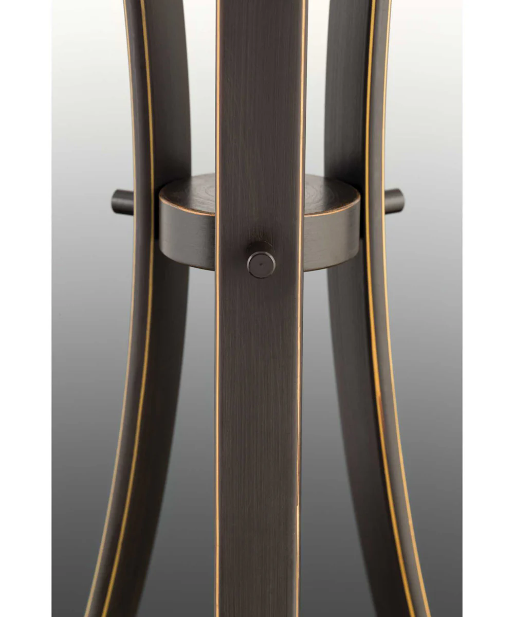 Wisten 2-Light Etched Glass Modern Bath Vanity Light Antique Bronze - Image 7