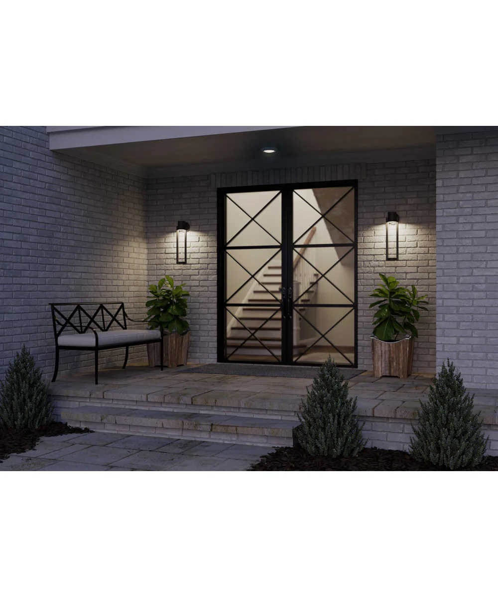 Z-1030 1-Light LED Medium Wall Lantern Textured Black - Image 5
