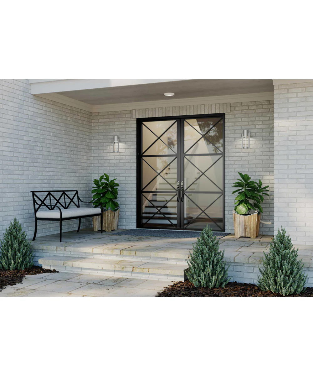Z-1030 1-Light LED Small Wall Lantern Metallic Gray - Image 3