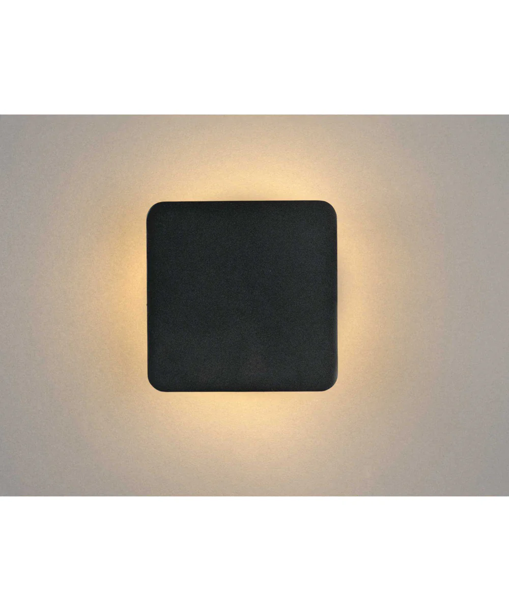 Z-2025 LED 1-Light Matte Black Modern Style Indoor/Outdoor Wall Light Textured Black - Image 2