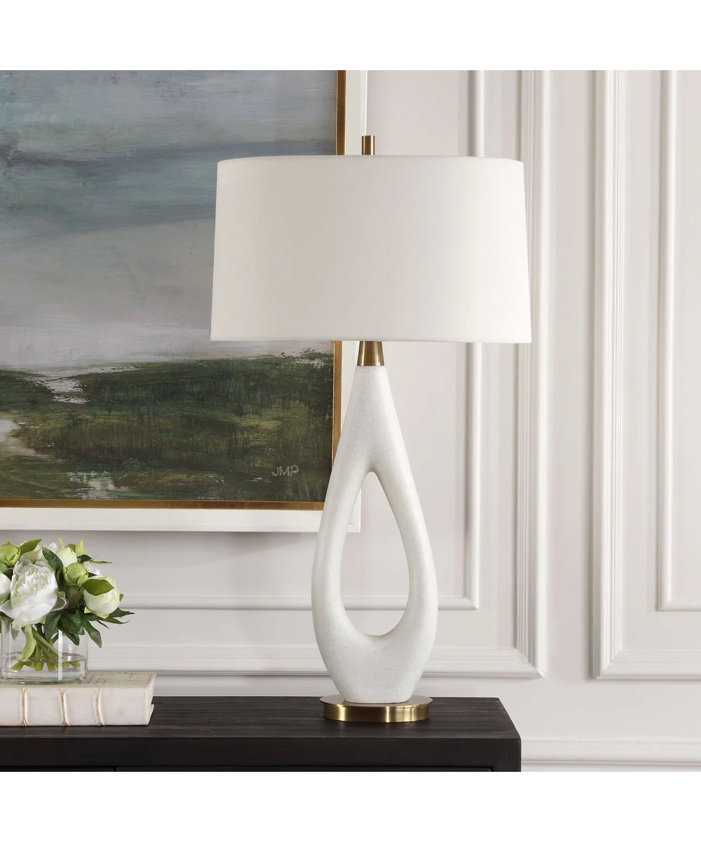 Promenade White Table Lamp - Image 3
