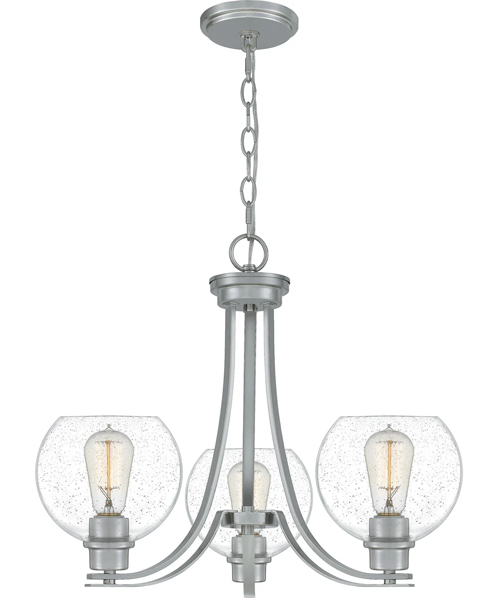 Pruitt 3-light Chandelier Brushed Nickel - Image 2