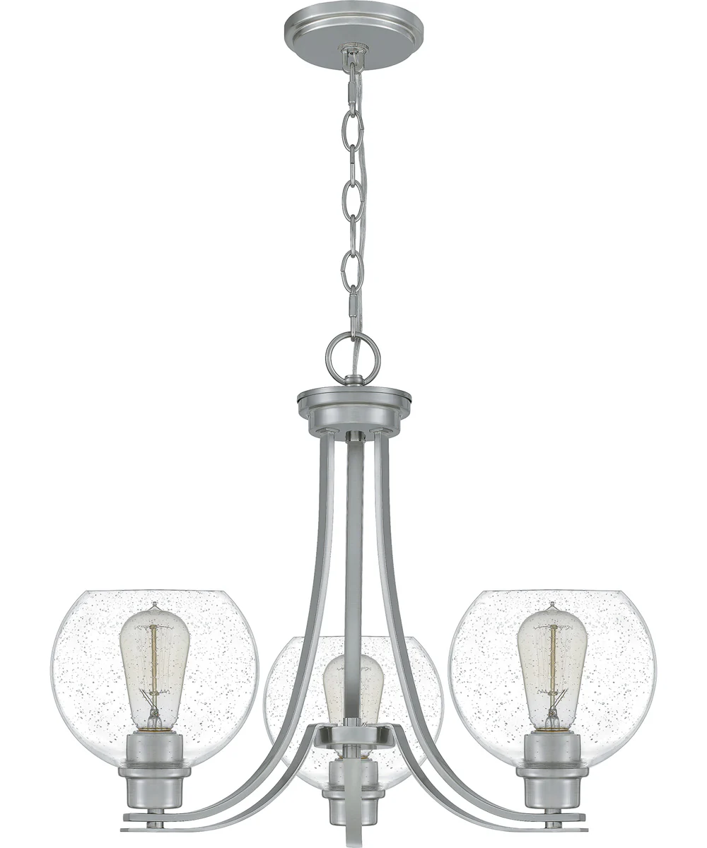 Pruitt 3-light Chandelier Brushed Nickel - Image 3