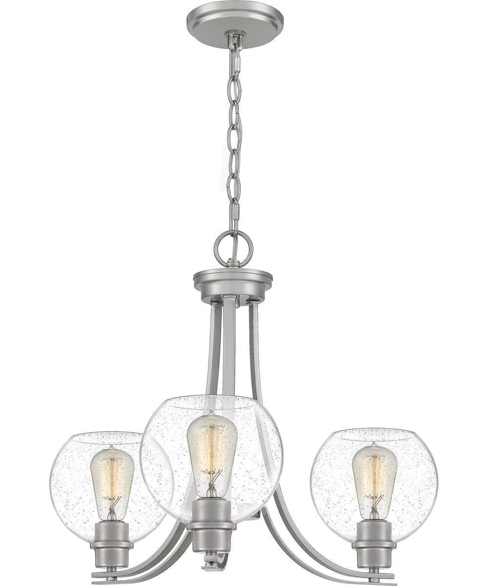 Pruitt 3-light Chandelier Brushed Nickel - Image 4