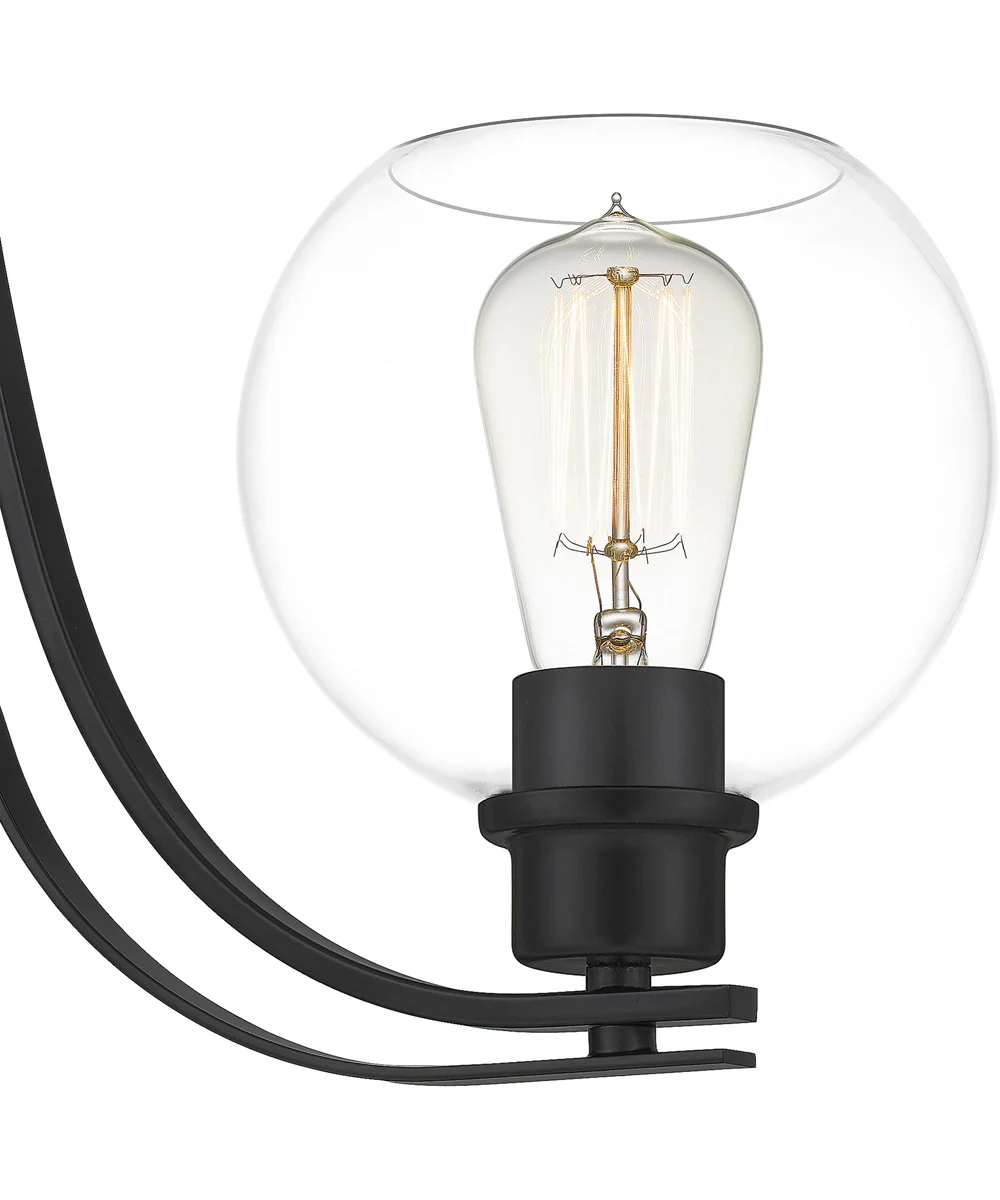 Pruitt 3-light Chandelier Matte Black - Image 6