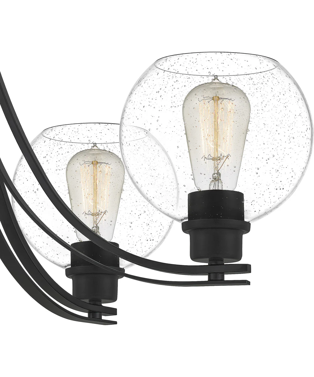Pruitt 5-light Chandelier Matte Black - Image 6