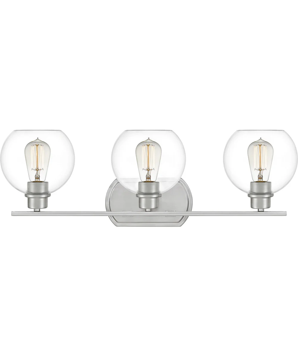 Pruitt Large 3-light Bath Light Brushed Nickel - Image 2