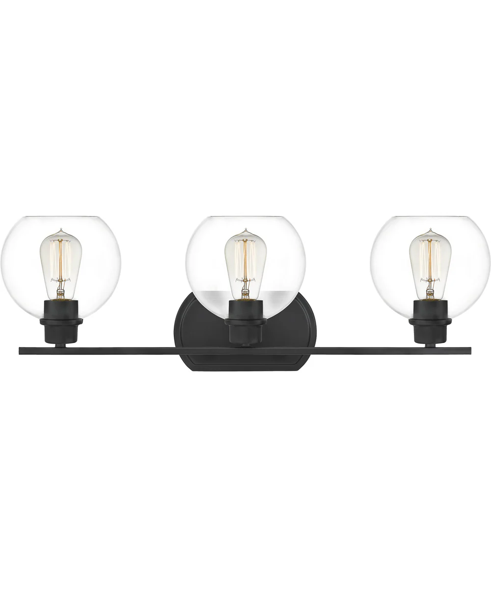 Pruitt Large 3-light Bath Light Matte Black