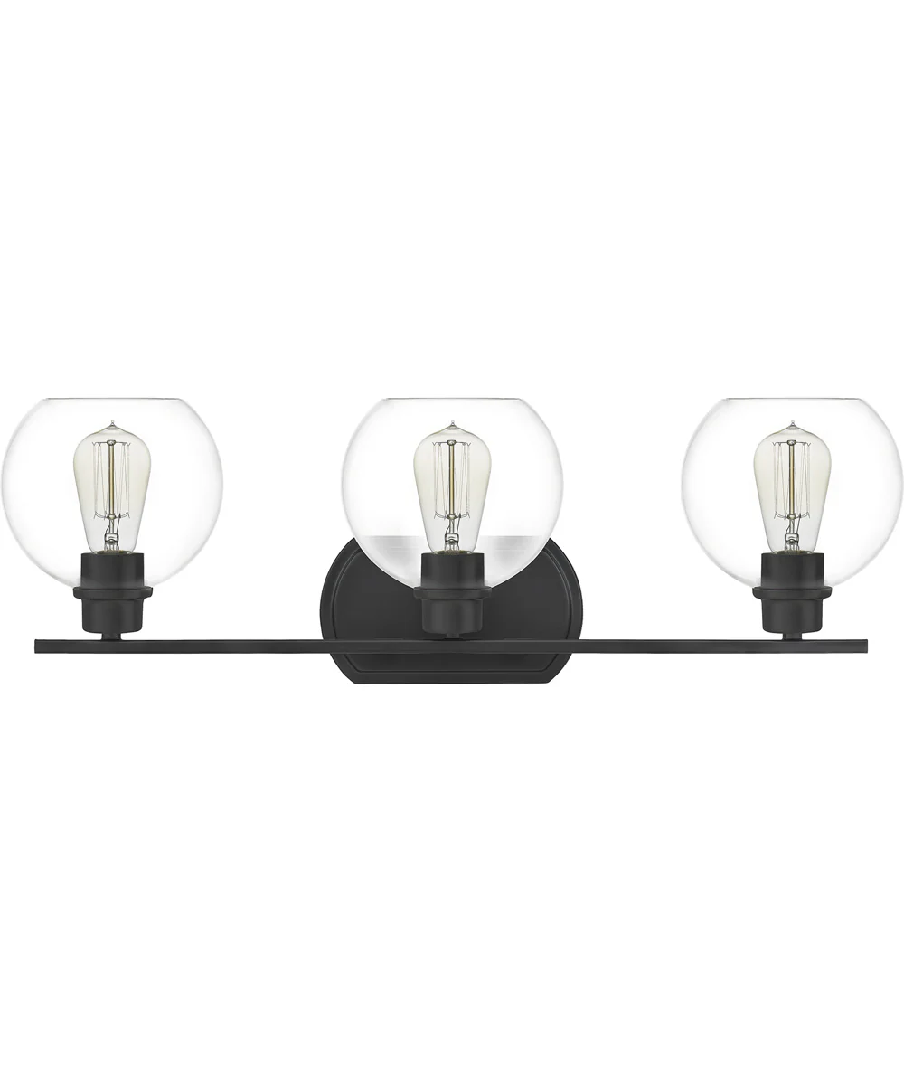 Pruitt Large 3-light Bath Light Matte Black - Image 3