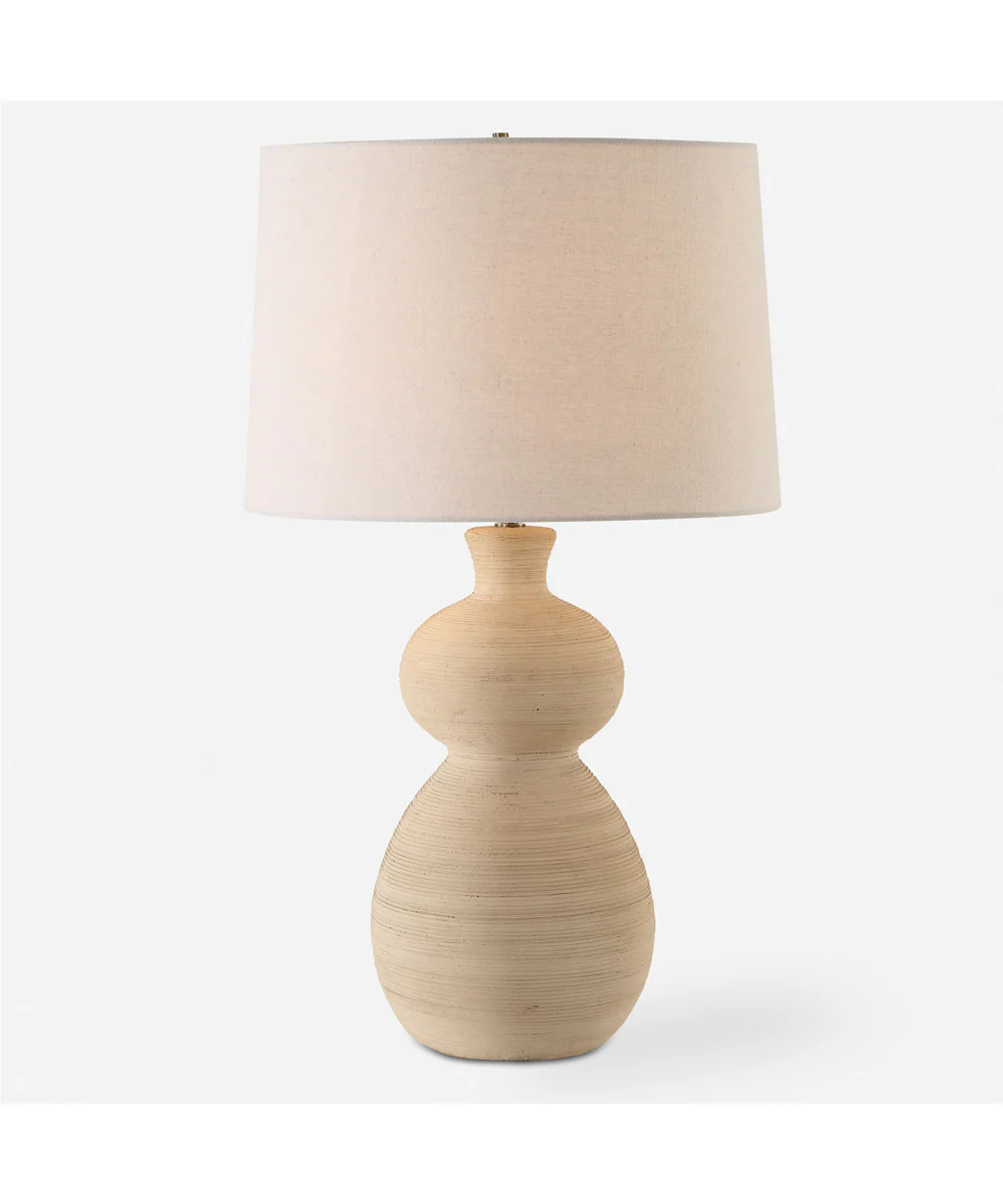 Pueblo Fired Clay Table Lamp