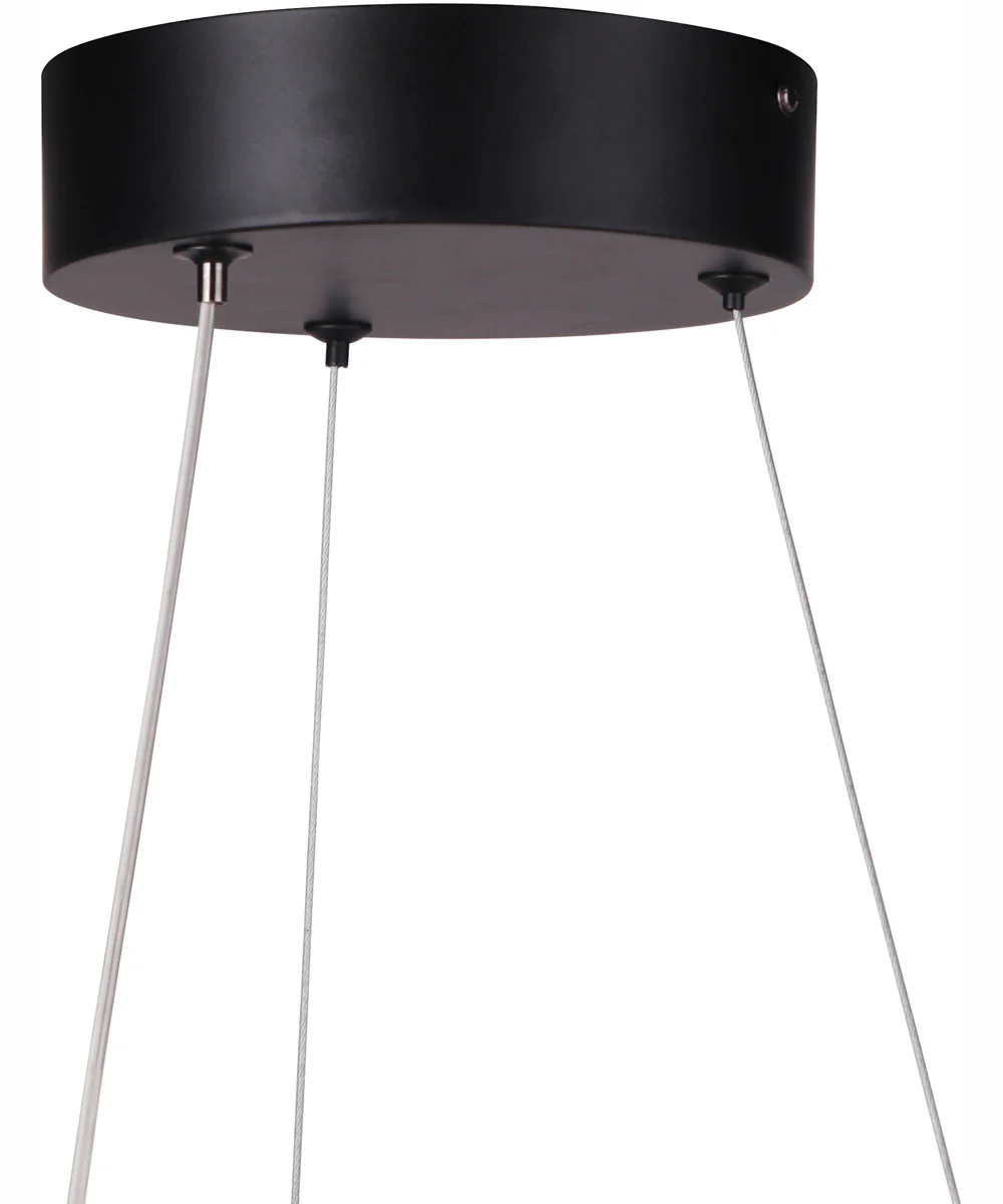 Pulse 1-Light Pendant Flat Black - Image 4