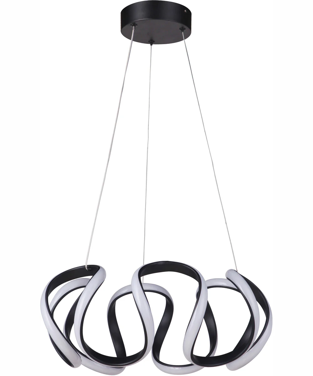 Pulse 1-Light Pendant Flat Black - Image 5