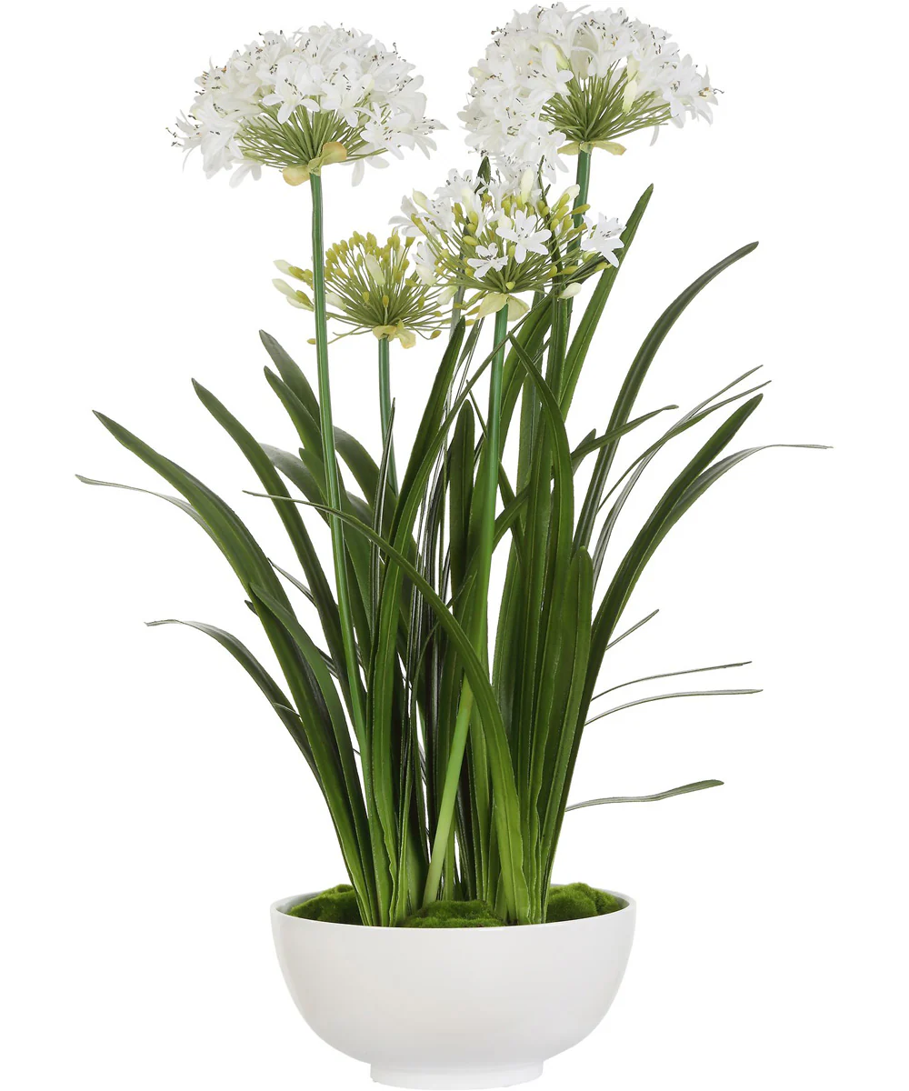 Purity Agapanthus Centerpiece - Image 3