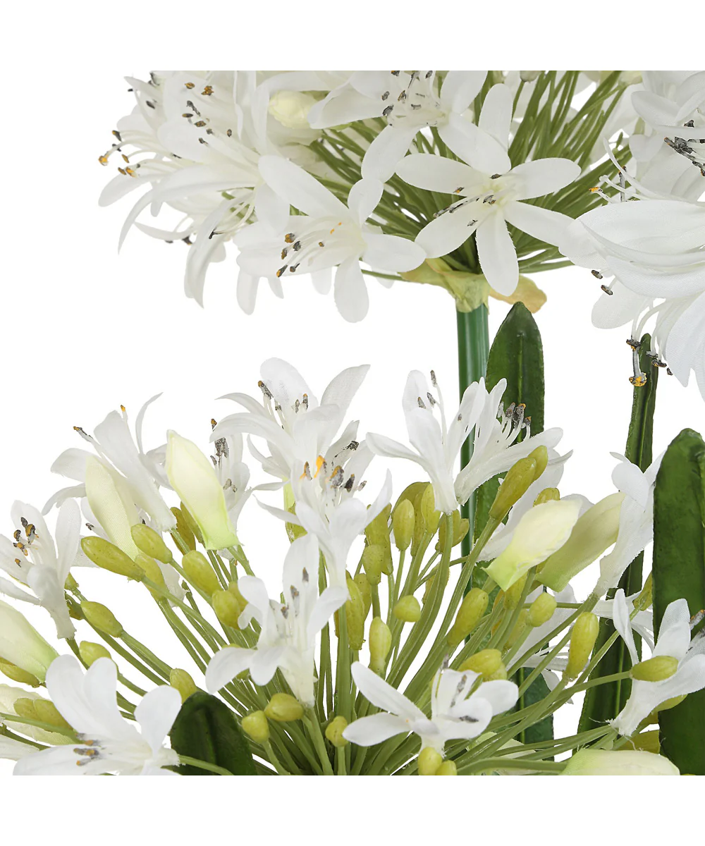 Purity Agapanthus Centerpiece - Image 4