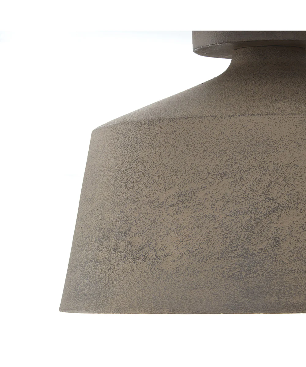 Quarry 1-Light Semi-Flush Clay - Image 3