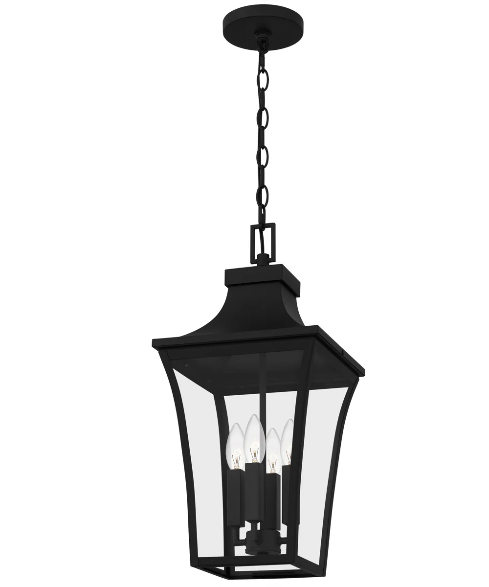Quentin Large 4-light Outdoor Pendant Light Earth Black - Image 4