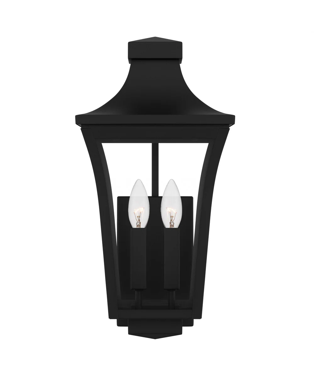 Quentin Medium 2-light Outdoor Wall Light Earth Black - Image 3