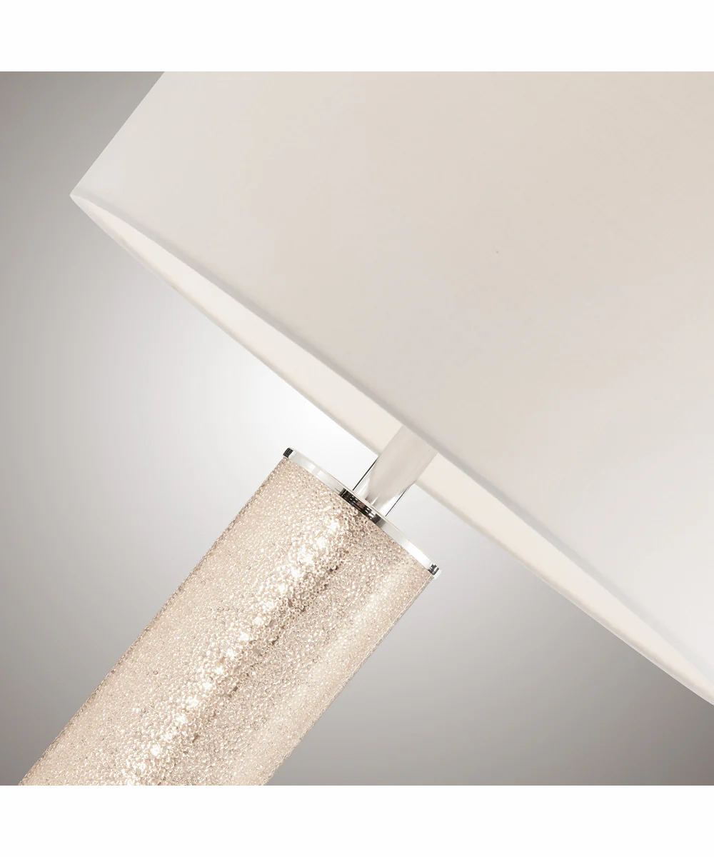 Quilla 1-Light Table Lamp With Led Diamond Acrylichrome/ White - Image 2