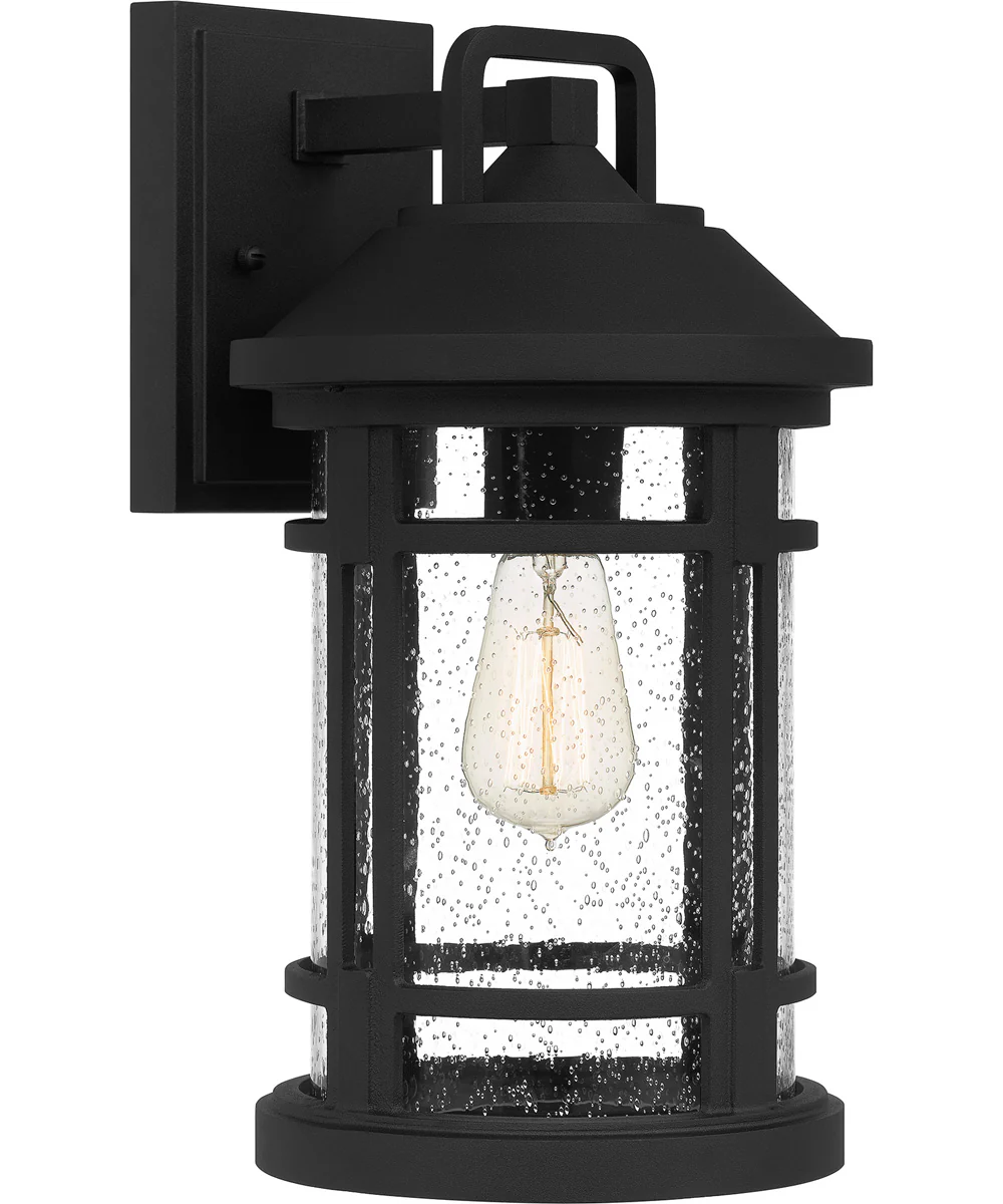 Quincy Large 1-light Outdoor Wall Light Coastal Armour Aluminum Earth Black - Image 2