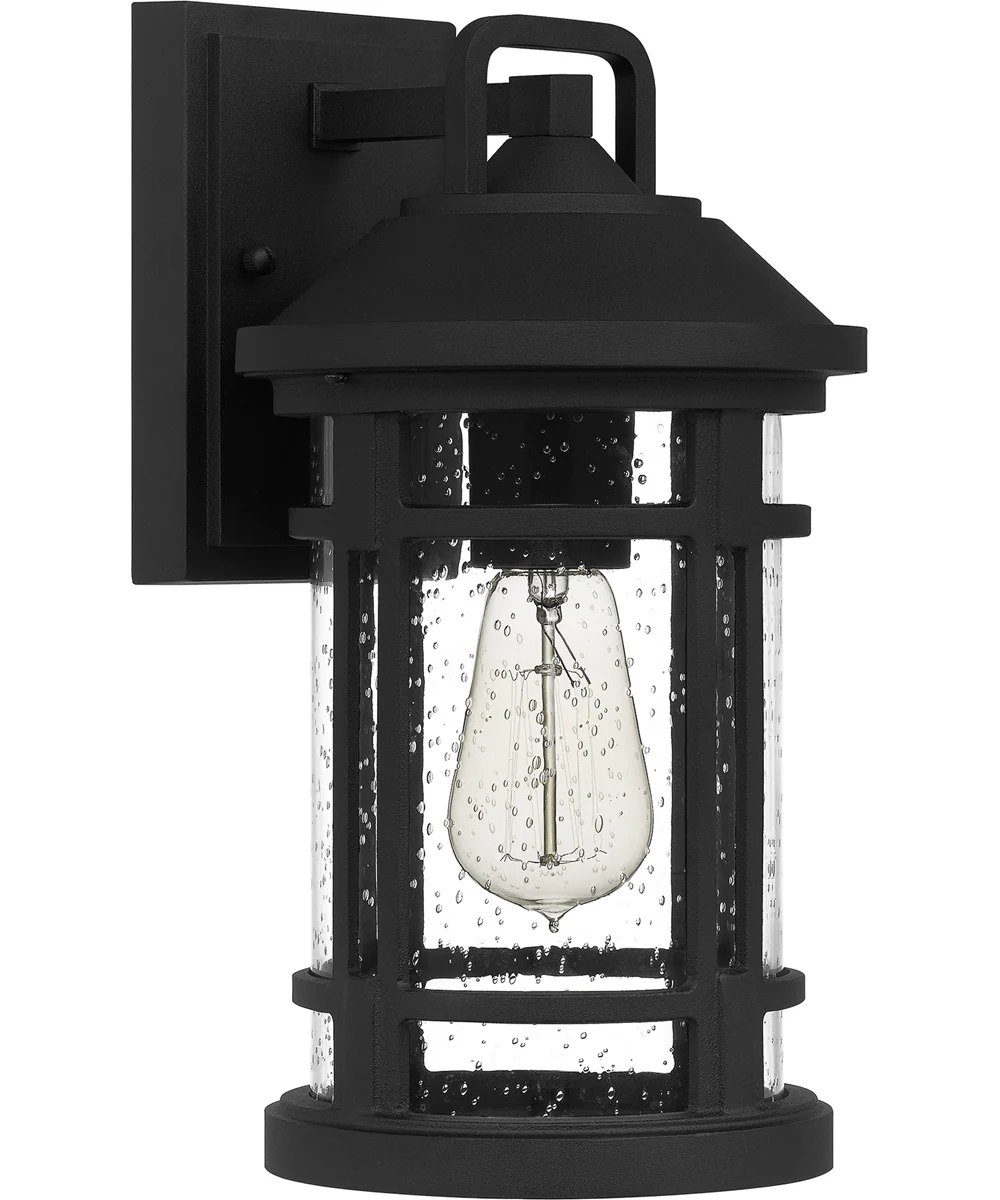 Quincy Medium 1-light Outdoor Wall Light Coastal Armour Aluminum Earth Black - Image 3