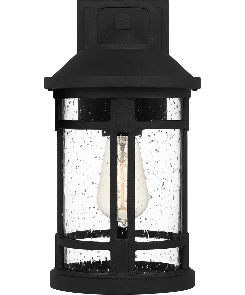 Quincy Medium 1-light Outdoor Wall Light Coastal Armour Aluminum Earth Black - Image 4