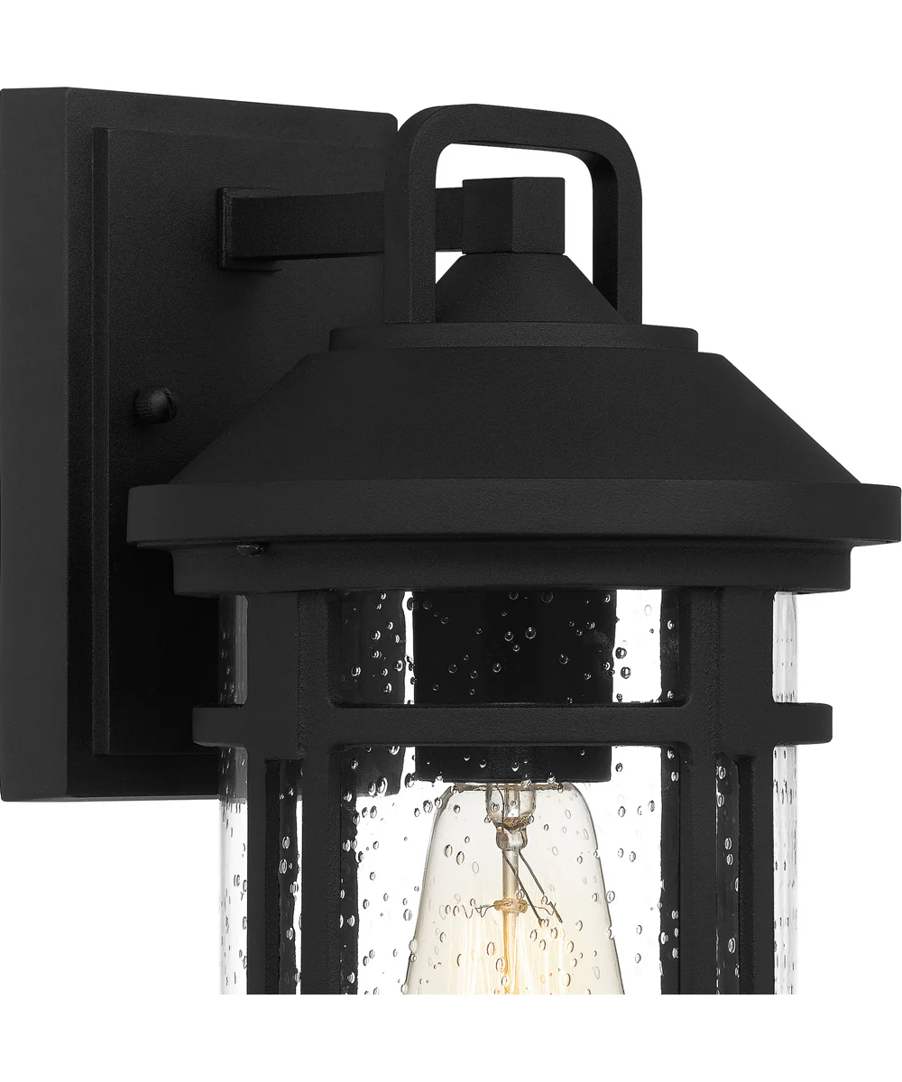 Quincy Medium 1-light Outdoor Wall Light Coastal Armour Aluminum Earth Black - Image 6