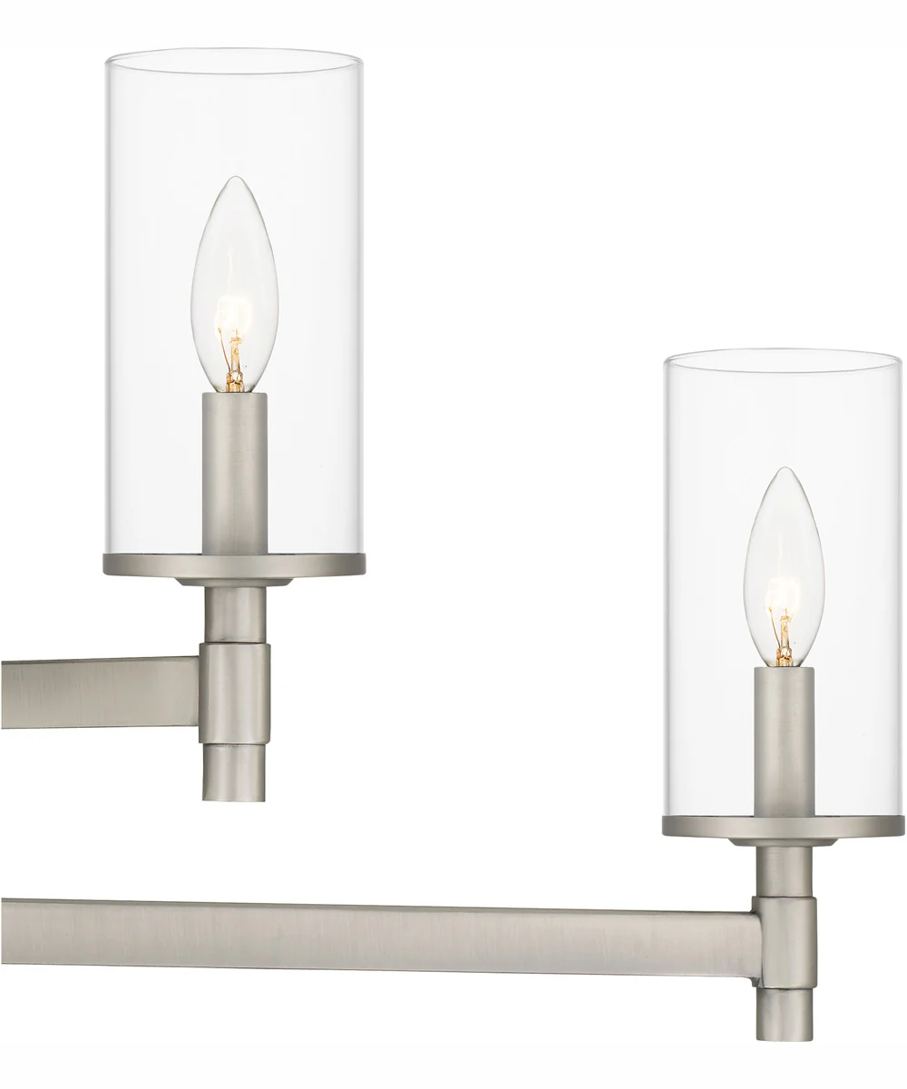 Quoizel Chandelier Medium 6-light Island Light Antique Nickel - Image 6