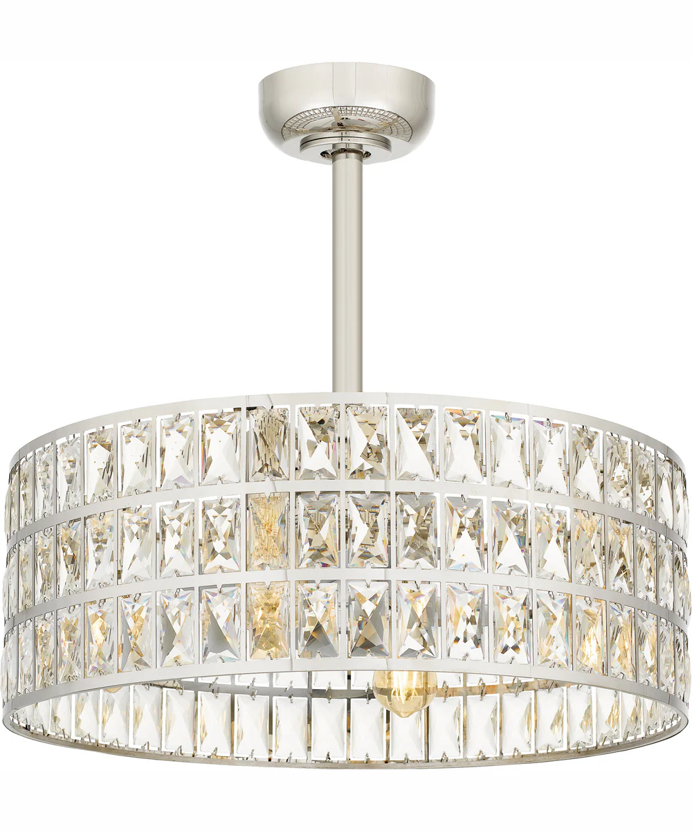Quoizel Fandelier 4-light Fandelier Polished Nickel - Image 7