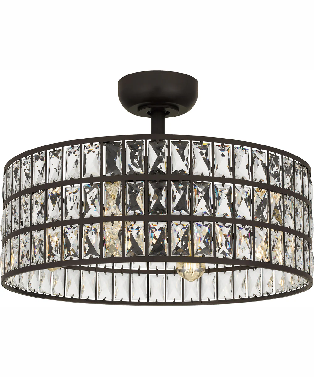 Quoizel Fandelier 4-light Fandelier Western Bronze - Image 2