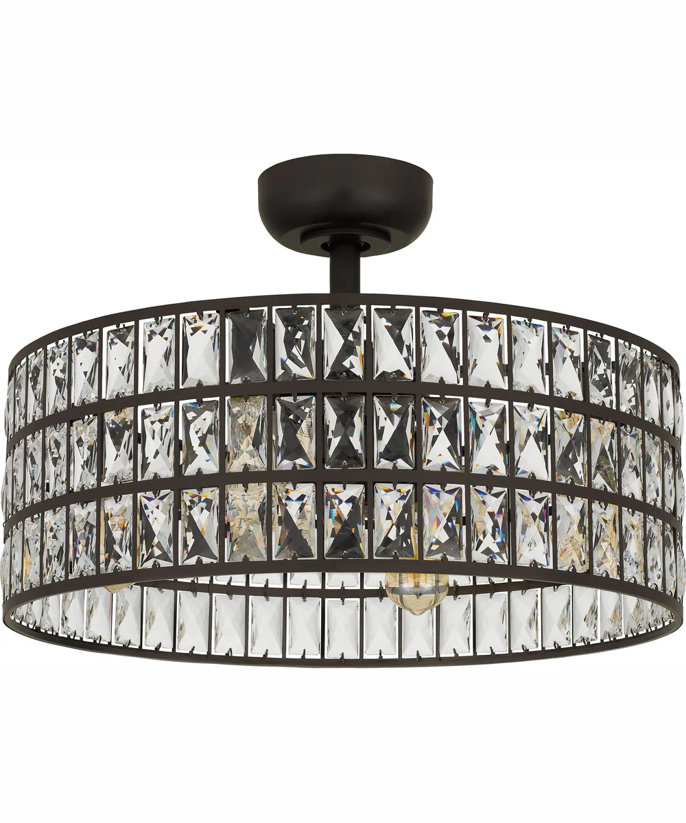Quoizel Fandelier 4-light Fandelier Western Bronze - Image 3