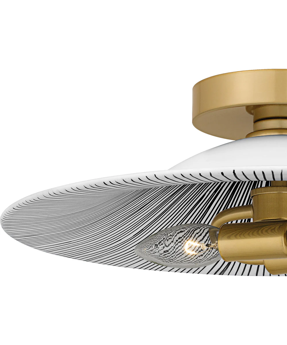 Quoizel Flush Mount Medium 2-light Flush Mount Light Gold - Image 5