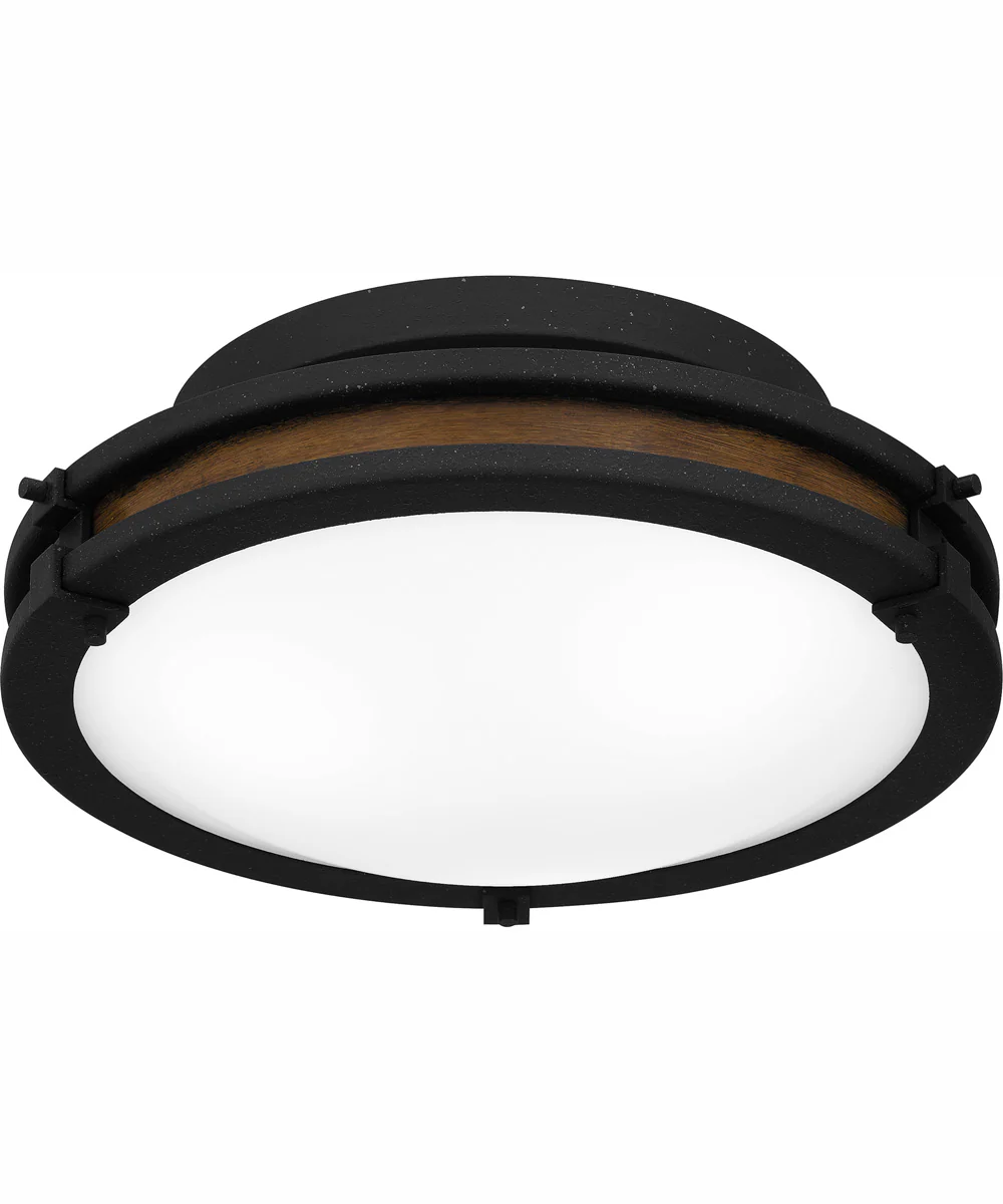 Quoizel Flush Mount Medium 3-light Flush Mount Natural Iron - Image 5