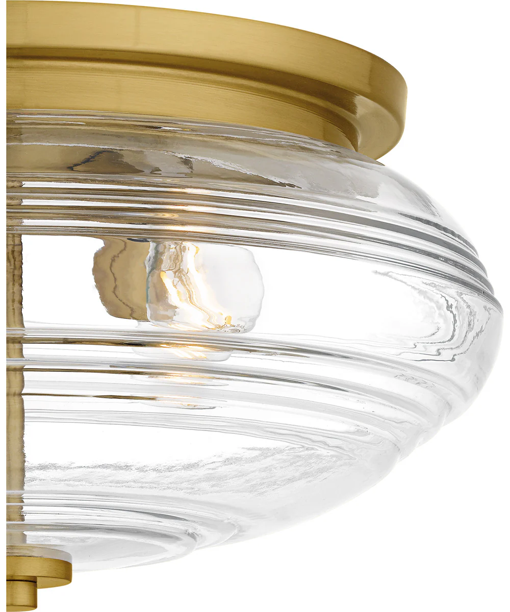 Quoizel Flush Mount Medium 4-light Flush Mount Brushed Gold - Image 5