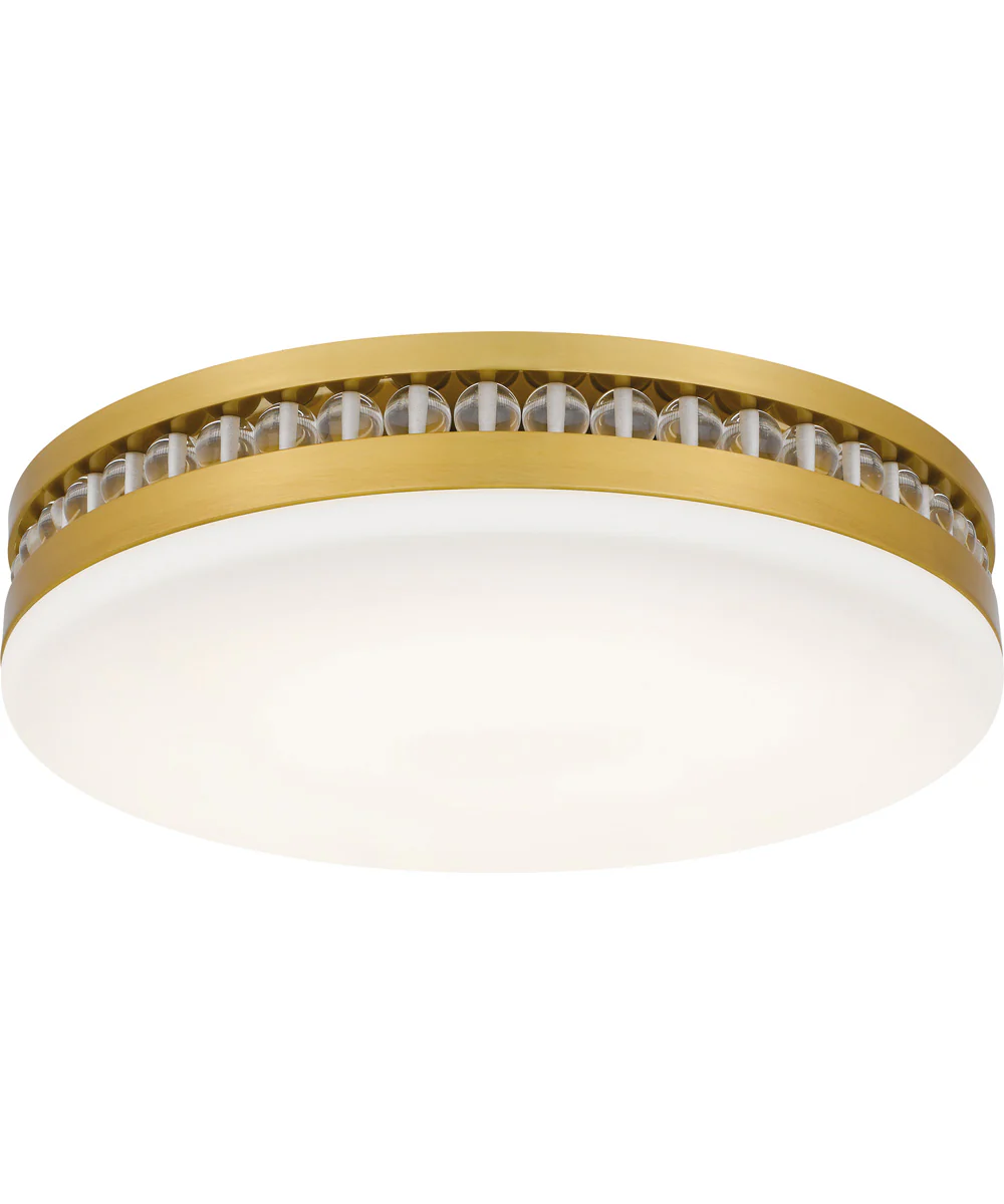 Quoizel Flush Mount Medium Flush Mount Brushed Gold - Image 3