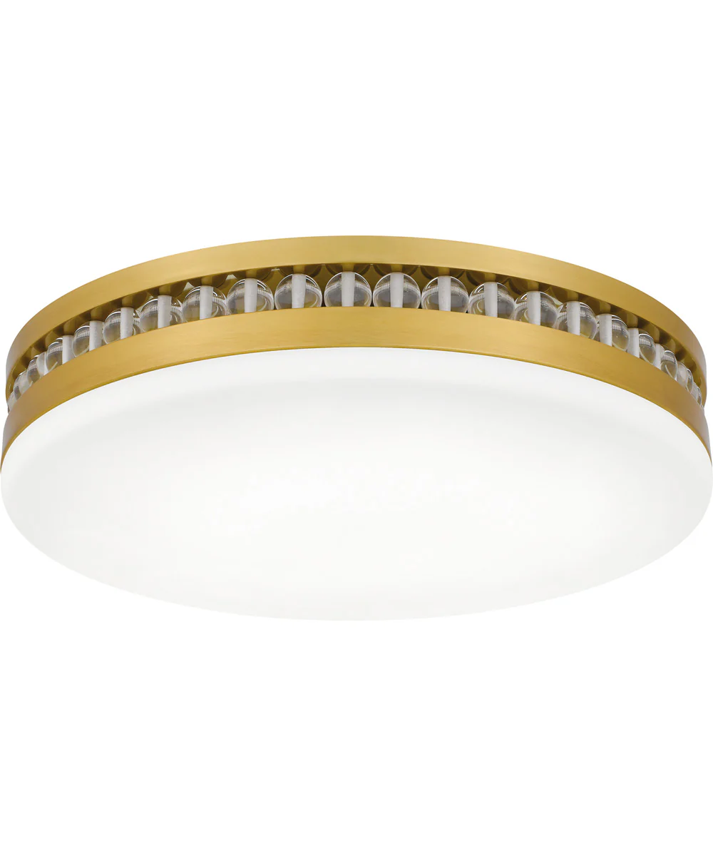 Quoizel Flush Mount Medium Flush Mount Brushed Gold - Image 4