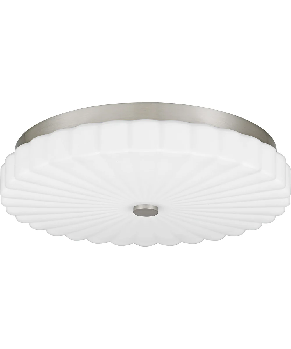 Quoizel Flush Mount Medium Flush Mount Brushed Nickel - Image 2