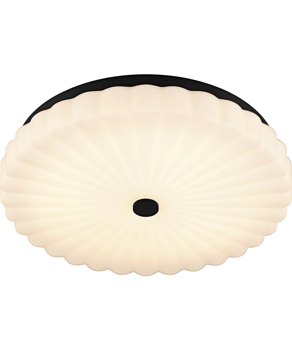 Quoizel Flush Mount Medium Flush Mount Matte Black - Image 4