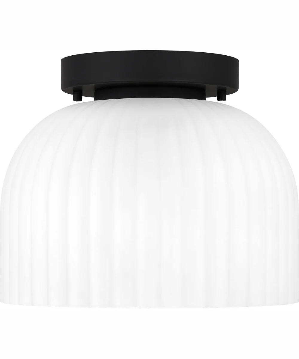 Quoizel Flush Mount Small 1-light Flush Mount Matte Black - Image 4