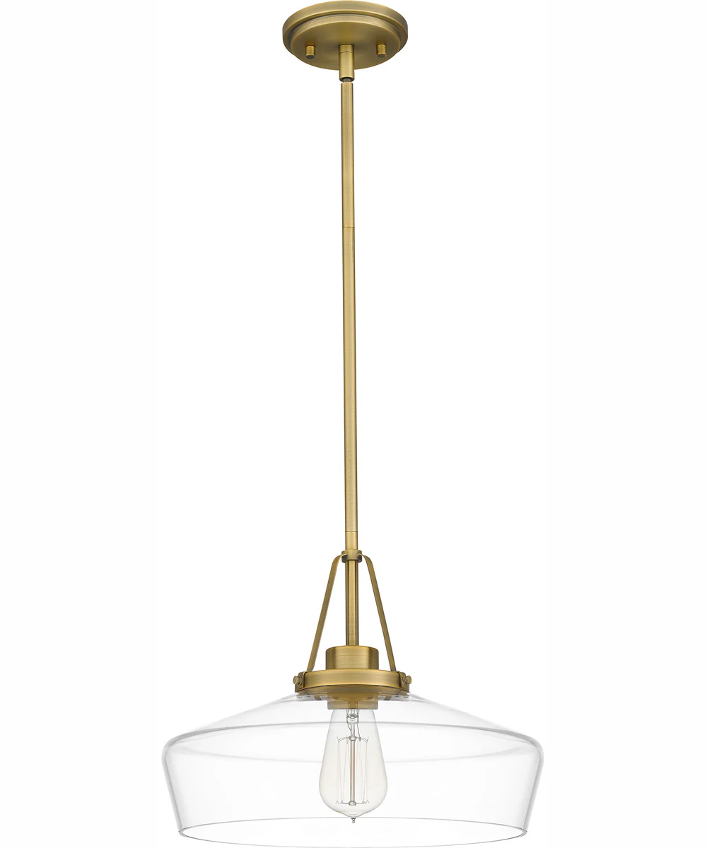 Quoizel Pendant 1-light Pendant Aged Brass - Image 3