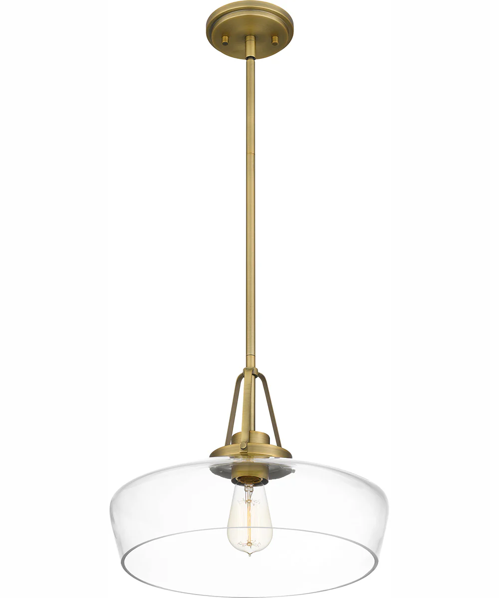 Quoizel Pendant 1-light Pendant Aged Brass - Image 5