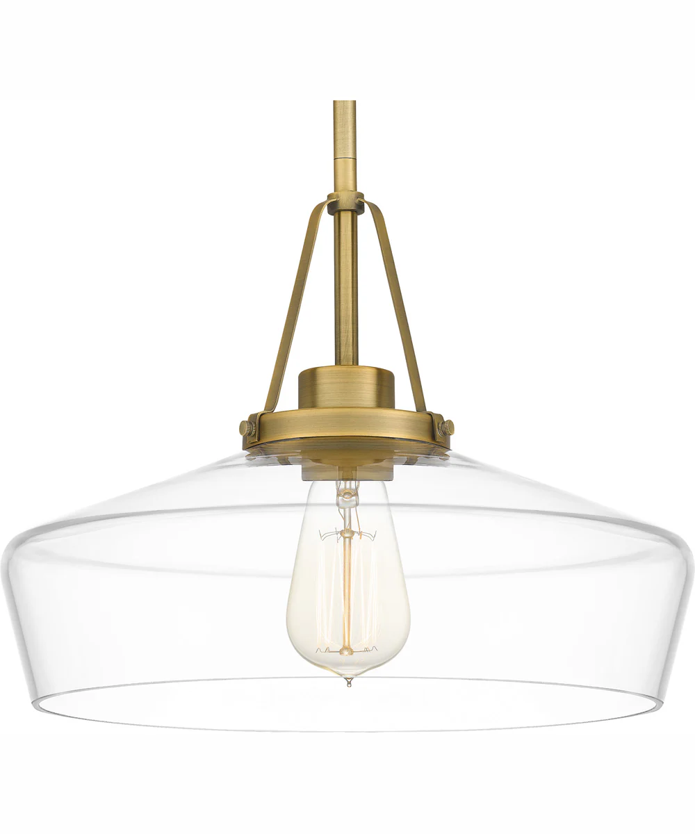 Quoizel Pendant 1-light Pendant Aged Brass - Image 6