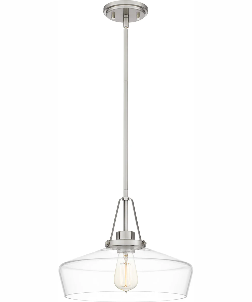 Quoizel Pendant 1-light Pendant Brushed Nickel