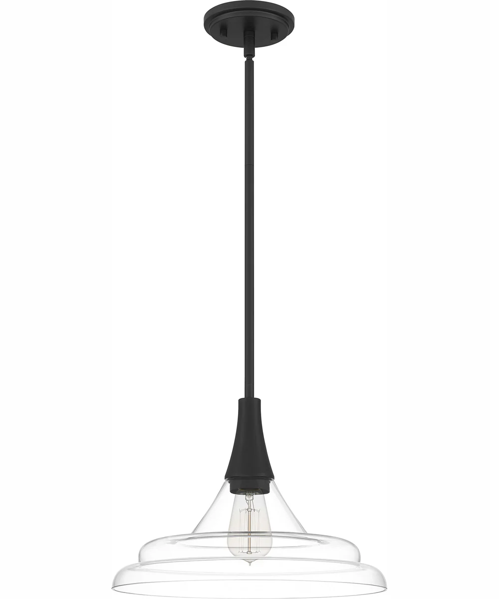 Quoizel Pendant 1-light Pendant Matte Black - Image 3