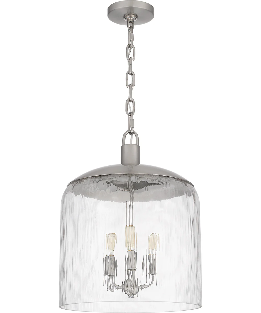 Quoizel Pendant 3-light Pendant Brushed Nickel - Image 2