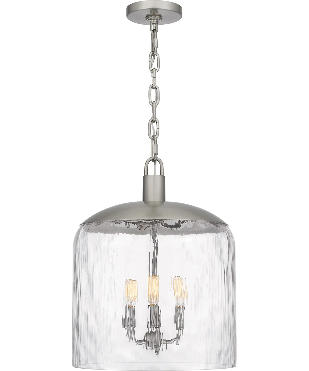 Quoizel Pendant 3-light Pendant Brushed Nickel - Image 3