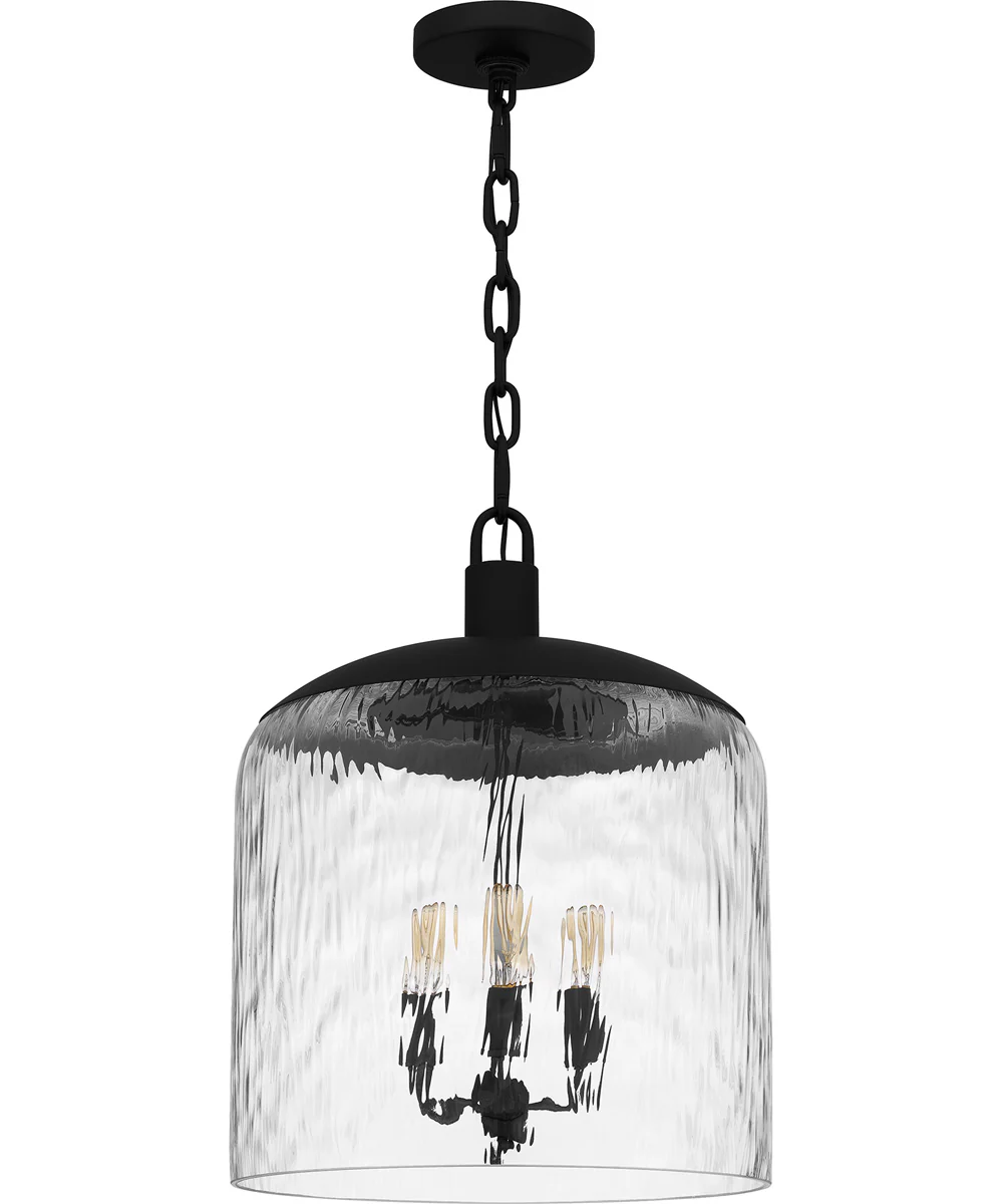 Quoizel Pendant 3-light Pendant Matte Black - Image 2