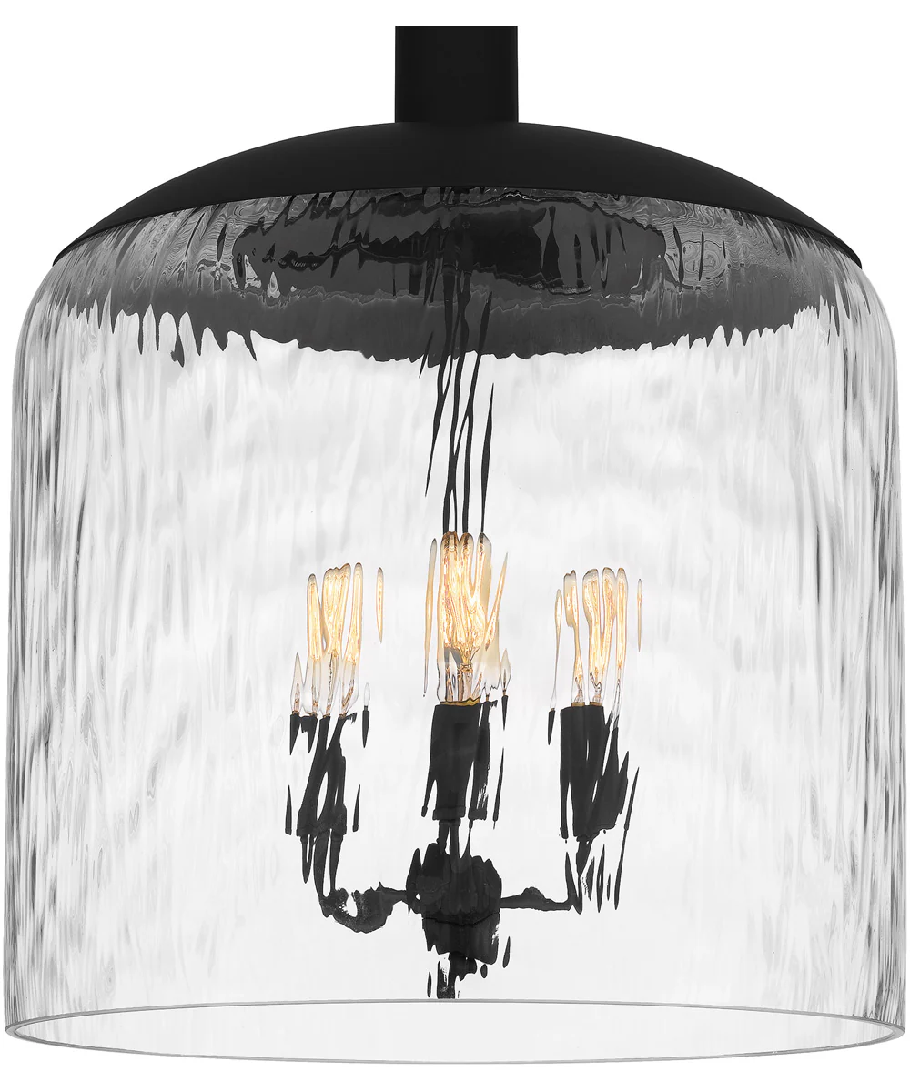 Quoizel Pendant 3-light Pendant Matte Black - Image 5