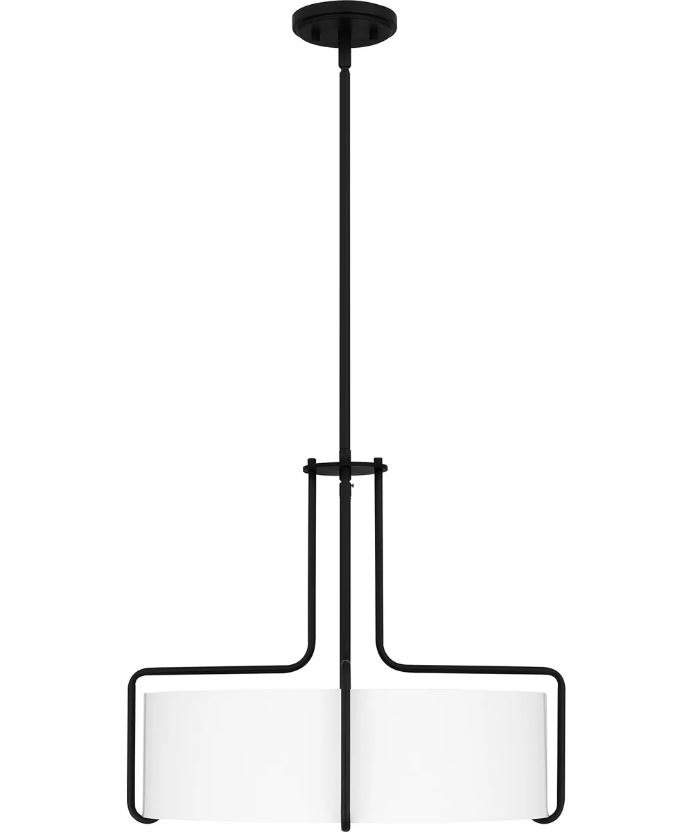 Quoizel Pendant 4-light Pendant Matte Black - Image 4